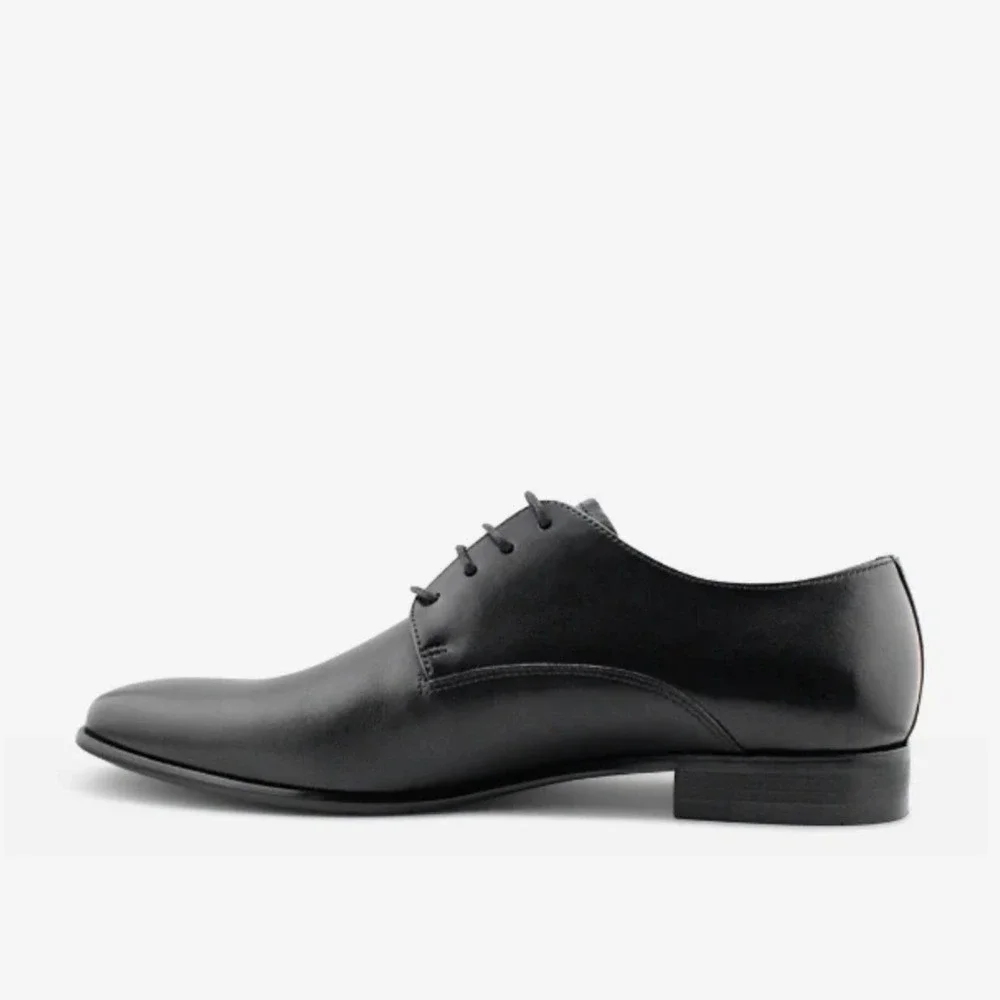 Blake McKay Fairfax Oxford Shoes NWOB SZ 10 Black Leather Lace Up Dress Shoes